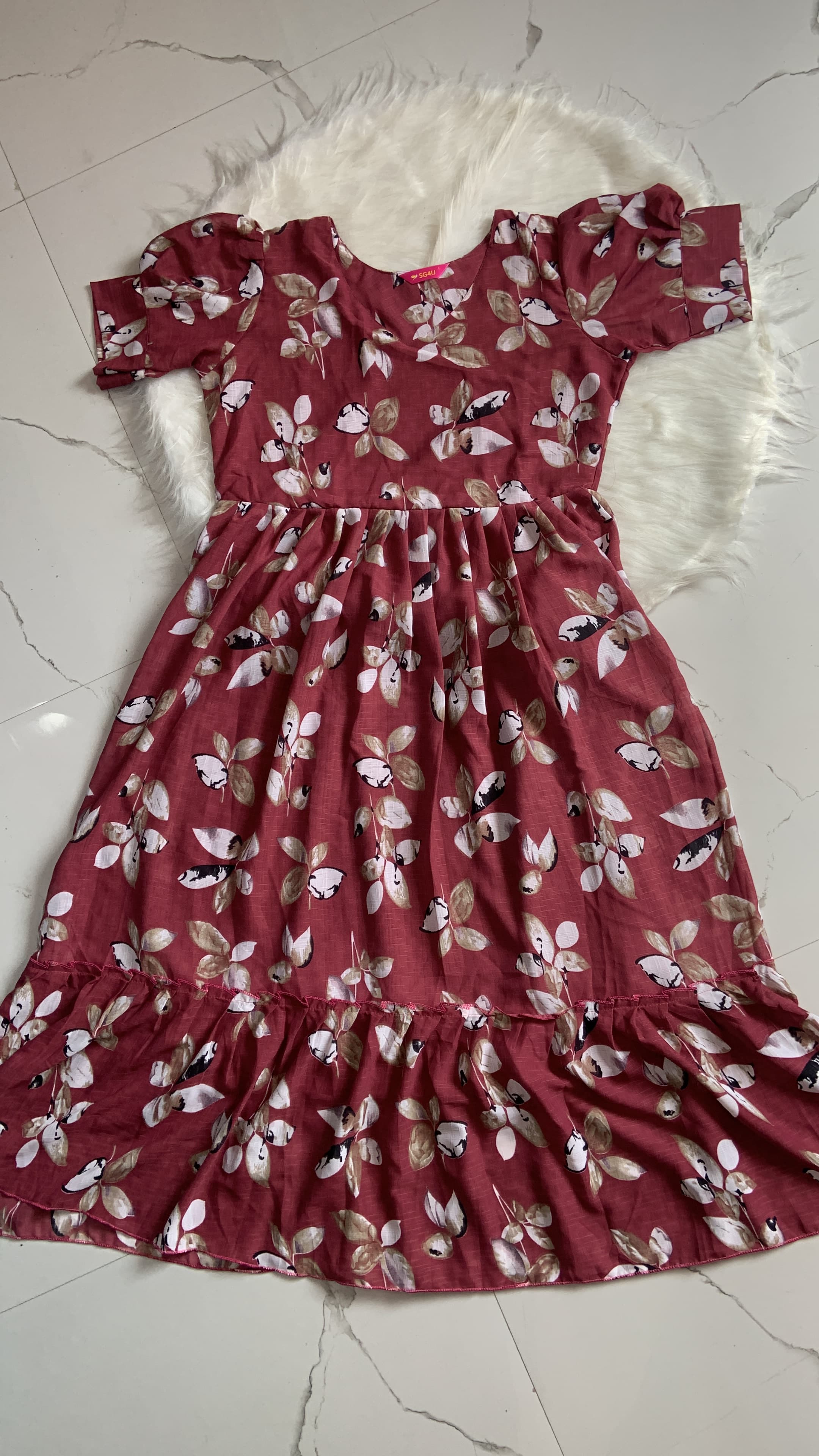 Rosewood Georgette Floral Maxi