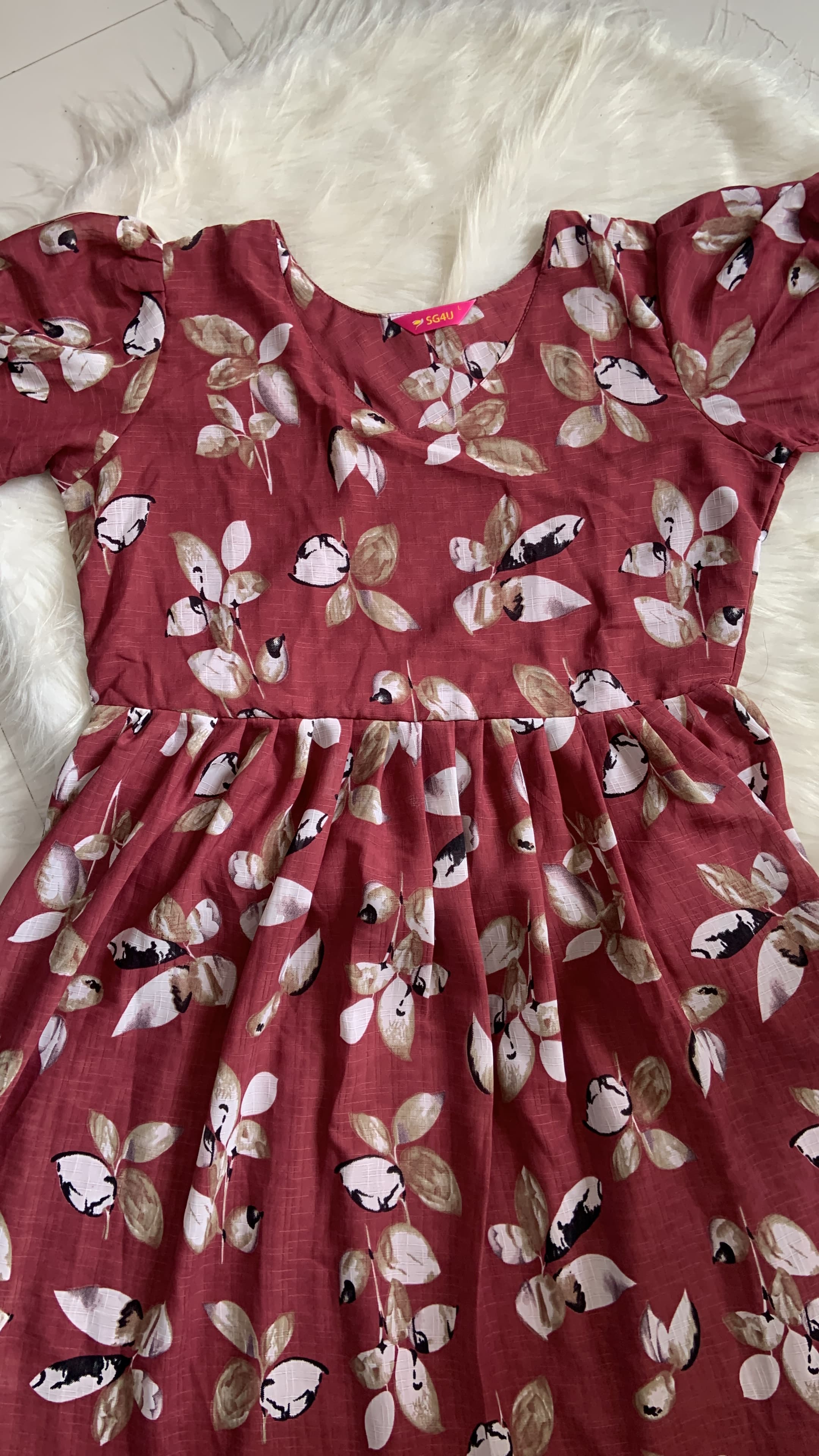 Rosewood Georgette Floral Maxi, view 2