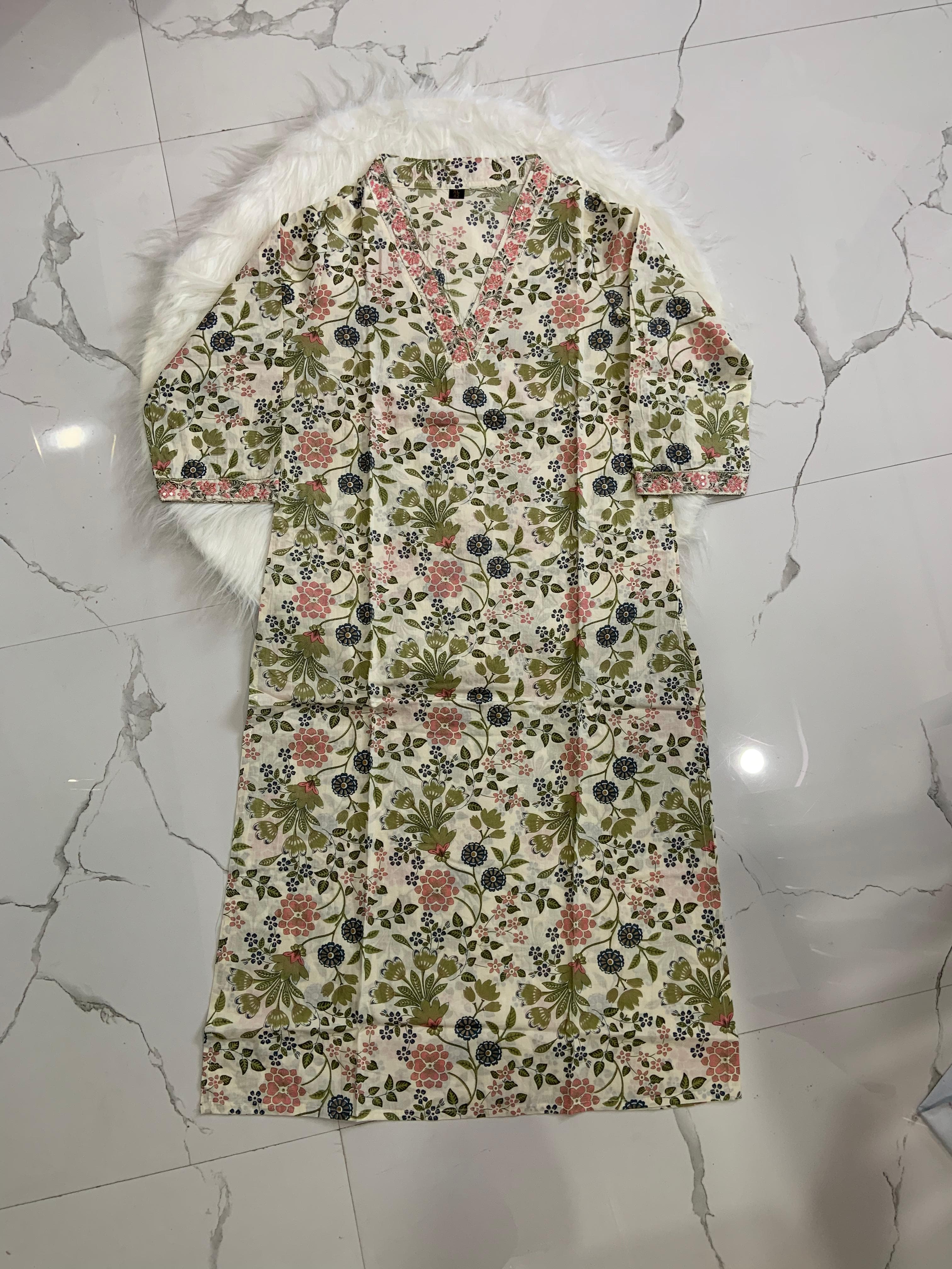 Ivory Floral Co-Ord Set, view 3