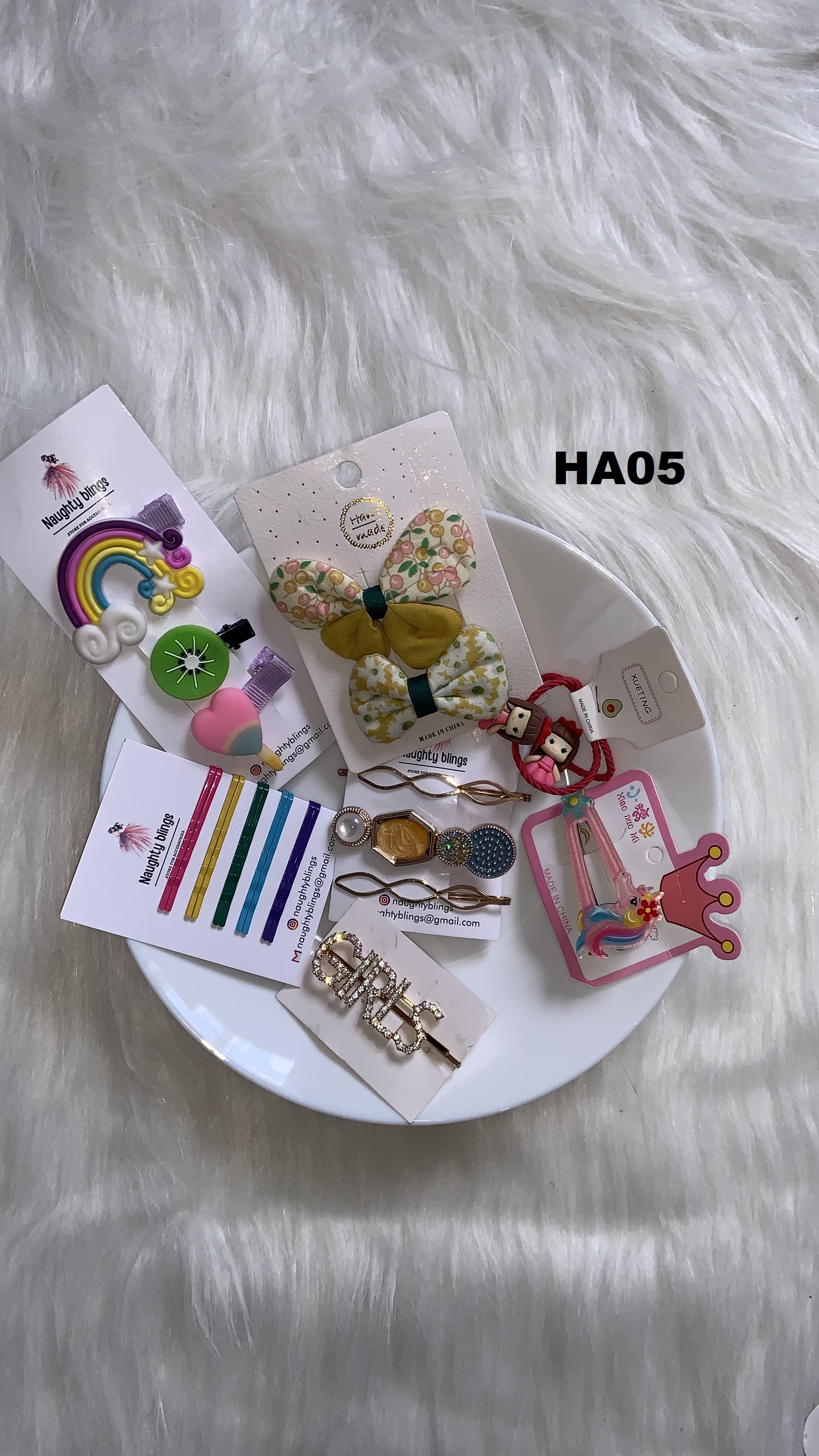 Korean Hair Accessories Combo