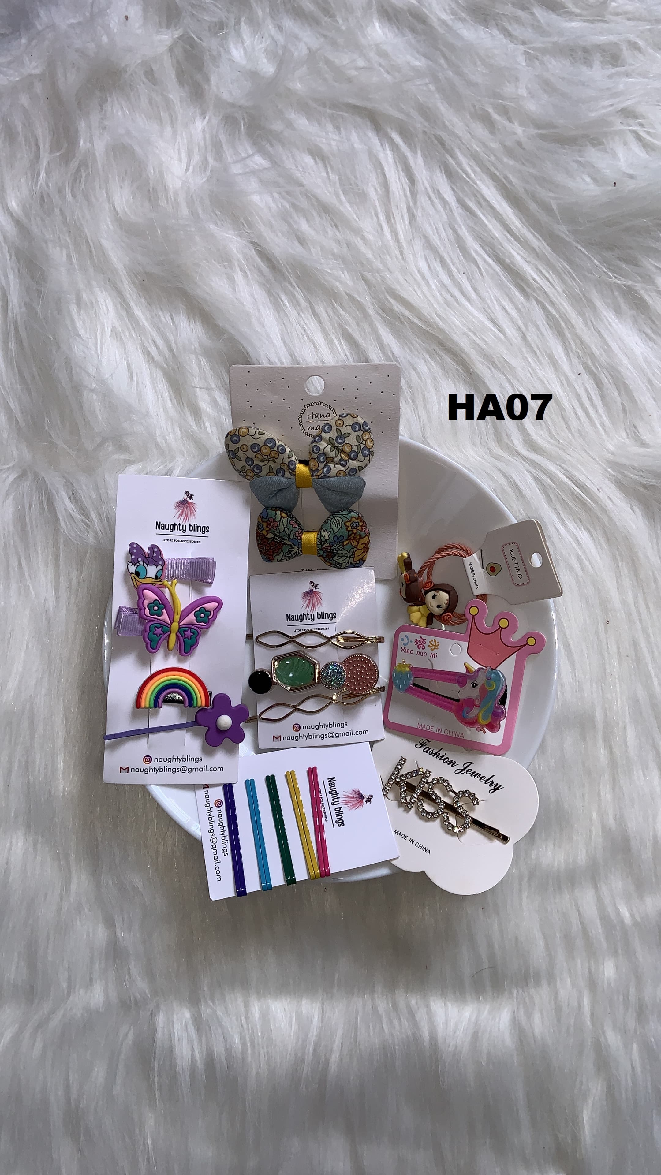 Korean Hair Accessories Combo, view 3