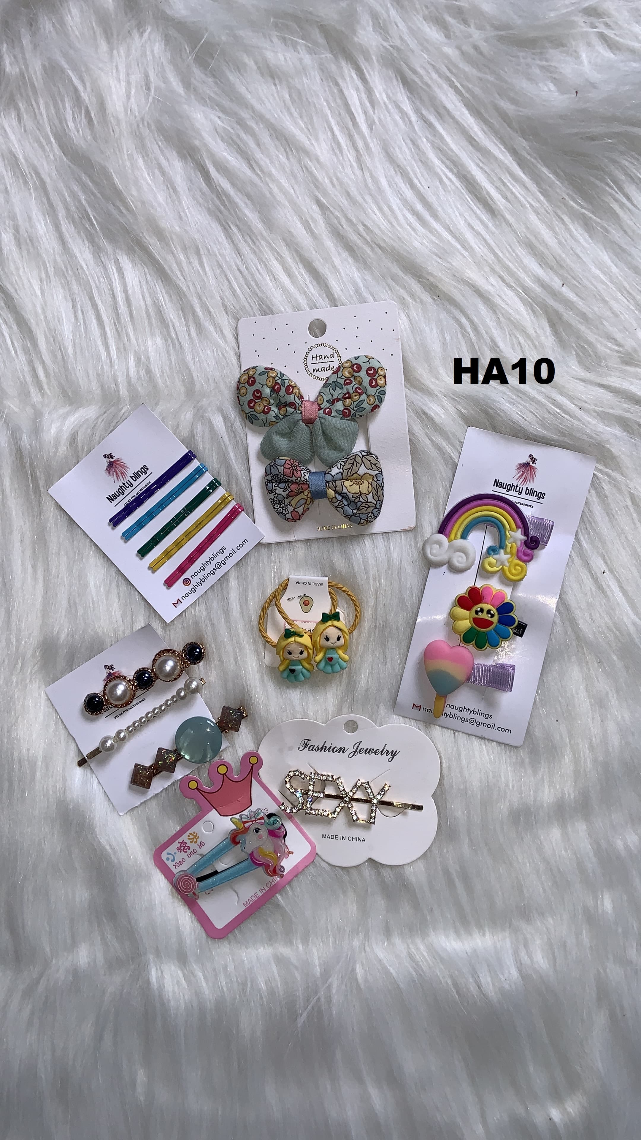 Korean Hair Accessories Combo, view 6