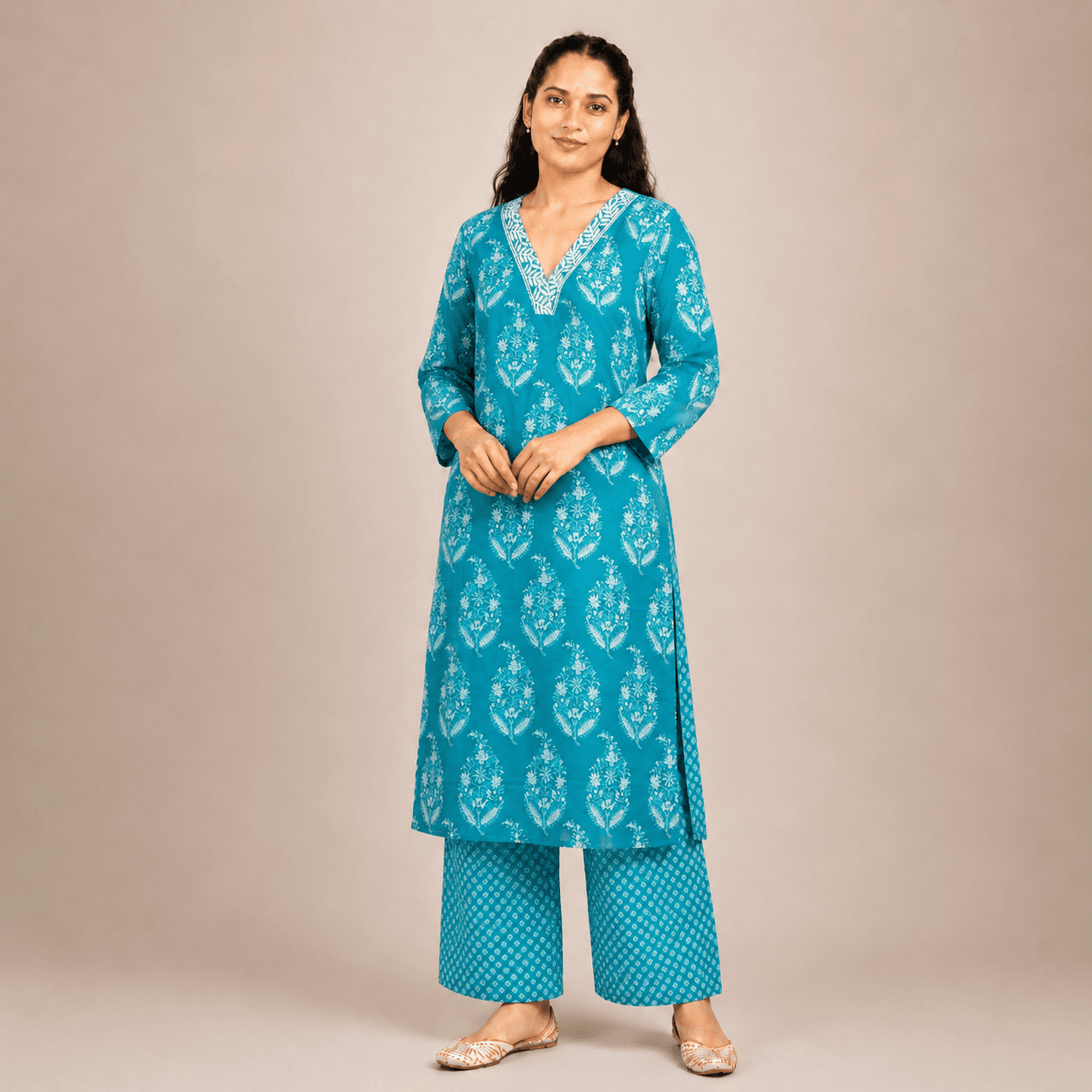 Blue Lace Co-Ord Set
